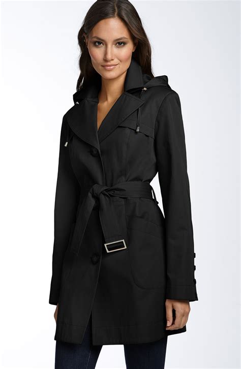 michael kors trench coat dress|michael kors belted raincoat.